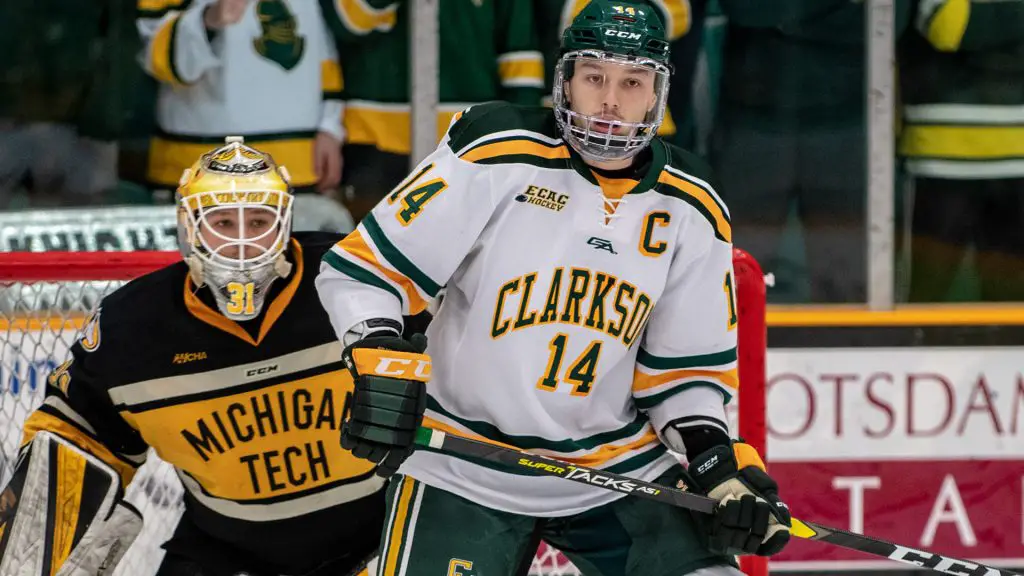 clarkson golden knights hockey jersey