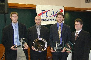 Cornell's award winners (l. to r. Baby, Underhill, McMeekin, Schafer)