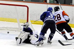 Favot Scores the Game-Winner. Photo by Angelo Lisuzzo.