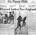 The Boston Globe chronicles the news, before it shut down for days.