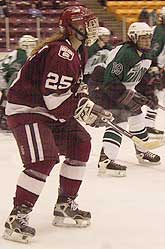 Tammy Shewchuk (27) gave Harvard a lead within the game's first minute.