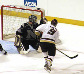 Patrick Eaves scored a pair of goals for Boston College (photos: Kelly McGinnis).