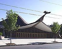 Yale's Ingalls Rink was designed by the same man who envisioned St. Louis' historic Gateway Arch (photo: Yale athletics).