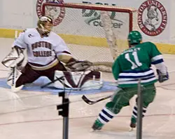 David Wrigley stunned BC early, putting the Lakers up with the game's first goal.