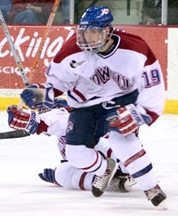 Mark Pandolfo was Lowell's offensive star Saturday (photo: Melissa Wade).