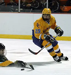 Justin Joy has been a clutch goal scorer for the Soaring Eagles, netting two huge game winners. (Photo: Elmira College Sports Information)