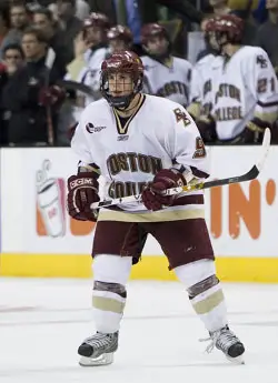 Nathan Gerbe scored BC's lone goal of the evening.