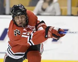 Ray Ortiz scored the first goal of the game for Northeastern (photos: Melissa Wade).