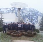 The Utica hockey team at the 1992 Olympic site in Albertville, France.