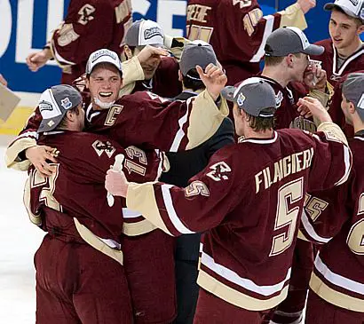 Boston College is headed to a third straight Frozen Four (photo: Melissa Wade).