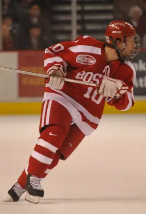 Chris Higgins of BU. Photo by: Candace Horgan