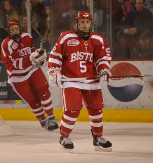 David Warsofsky of BU was named to the All-Tournament team. Photo by: Candace Horgan