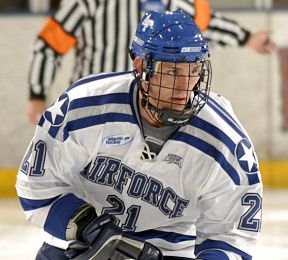 Jacques Lamoureux and his eight goals are a big part of Air Force's early success (photo: Air Force athletics).