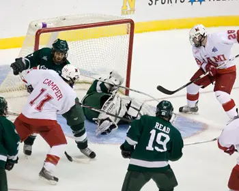 Miami scores their first goal. Photo by Melissa Wade.