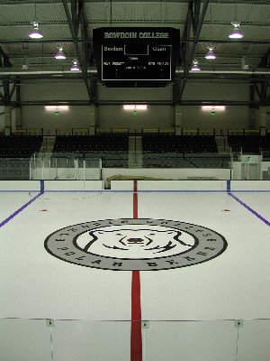 It's out with the old (Dayton Arena) and in with the new Watson Arena at Bowdoin this weekend (photo: Tim Costello).