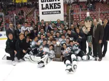 MSU with the trophy.