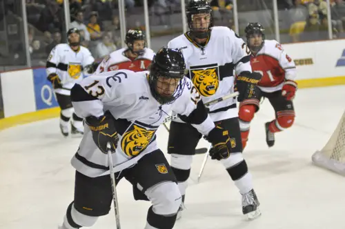 Rylan Schwartz of Colorado College (photo: Candace Horgan).