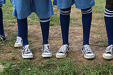 Players in the Nikumbuke Women's Soccer League still need cleats. (Tim Brule)