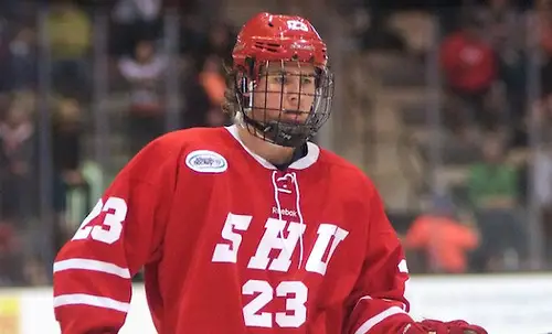 Jordan Minello - (23 - Sacred Heart) had a goal in a 2-1 win at RIT (Omar Phillips)