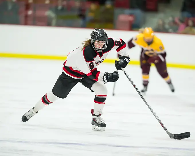 Carly Moran of Wisconsin-River Falls (Kathy Helgeson)