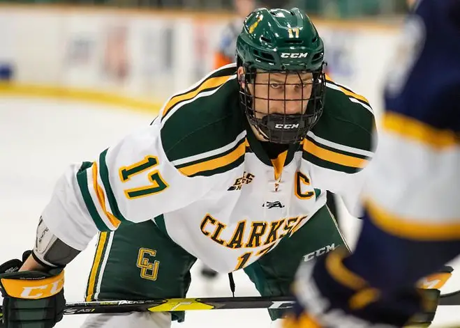 Nico Sturm (Connor Koehler/photo: Clarkson Athletics)