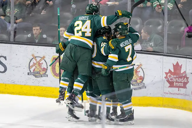 2018 November 17 The University of North Dakota hosts Western Michigan in a NCHC matchup at the Ralph Engelstad Arena in Grand Forks, ND (Bradley K. Olson)