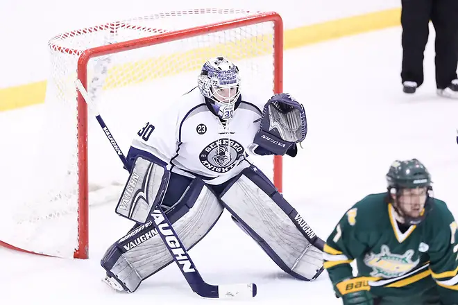 Geneseo goaltender Devin McDonald (Geneseo Athletics)