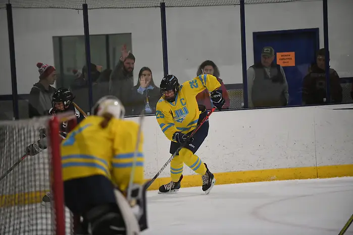 LIU Women’s Ice Hockey vs UCONN held at the Ice Works Skating facility in Syosset, NY on Saturday, October 5, 2019. Photo by Alan J Schaefer (Alan J Schaefer/Photos by Alan J Schaefer)