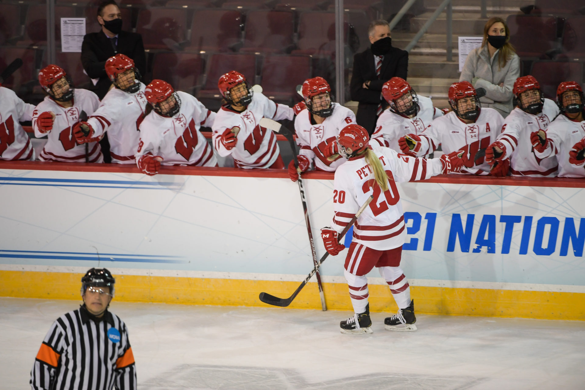 Women's Division I College Hockey Wisconsin advances to record seventh
